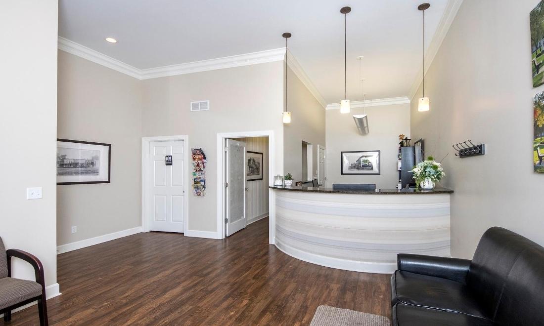 Waiting Room of the Minonk Fieldcrest Dental Office 